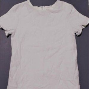 KATIE & CO Girls' Boutique Classic Light Blue Linen SSl Dress ~ Sz 8